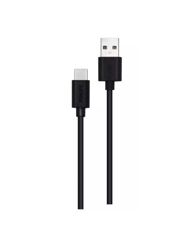 Cable chargeur rapide type c noir dlc3104a/00 philips