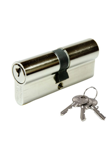 Logoline cylindre 30x30mm nickel 08010.07.0.12 cisa