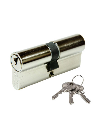 Logoline cylindre 45x45mm nickel 08010.29.0.12 cisa