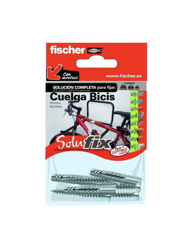Kit de fixation porte velo 518779 solufix fischer
