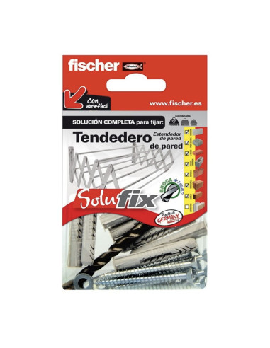 fischer solufix kit de fixation pour cheval de nettoyage mural 569814