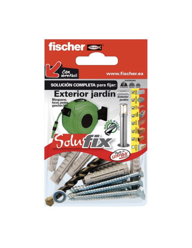 kit de fixation jardin exterieur 568681 solufix fischer