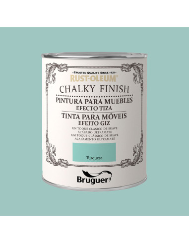 Meuble rust-oleum finition crayon turquoise 0,750l 5397560 bruguer