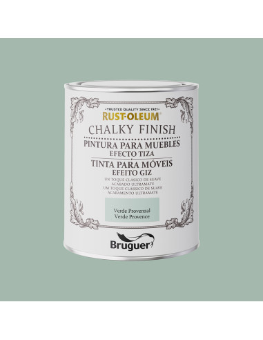 Rust-oleum finition crayuse vert provencal meubles 0,750l 5733888 bruguer.