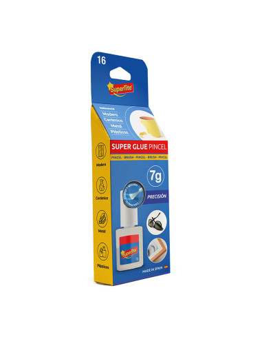 Instant adh, blister 7g pinceau 2416 supertite