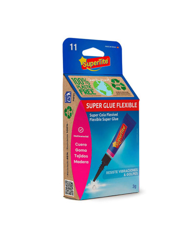 Adhésif gel souple, blister 3g 2411 supertite