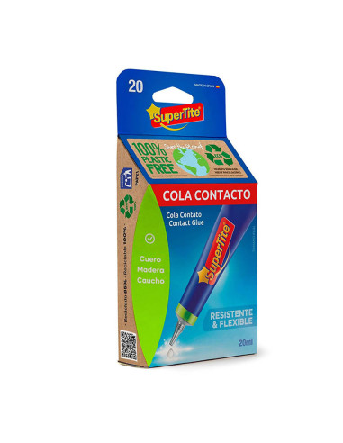 Colle de contact, blister 20ml 2420 supertite