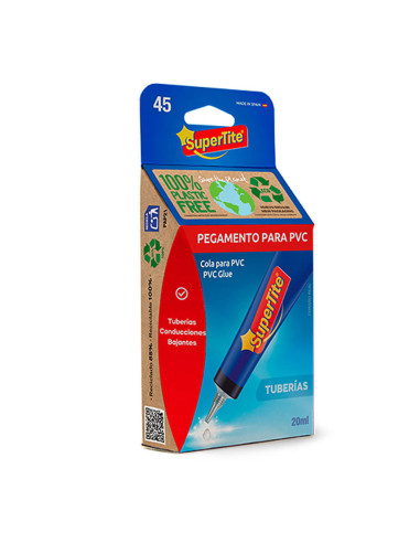 Colle pvc, blister 30ml 2445 supertite