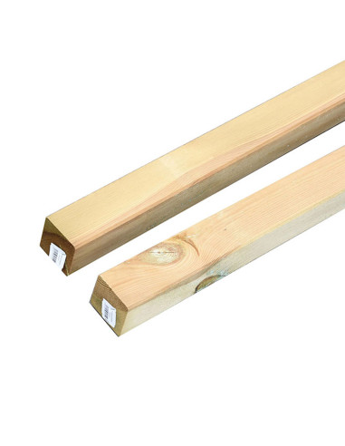 Poteau en bois 7x7x100cm f30606 faura