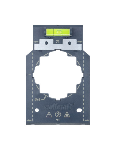 Gabarit de marquage et d'alignement, pour les mesures de 71 et 91mm 5975000 wolfcraft