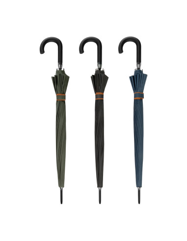 Parapluie automatique metal axe 16 nervures ø130cm poignee plastique clima couleurs / modèles assortis
