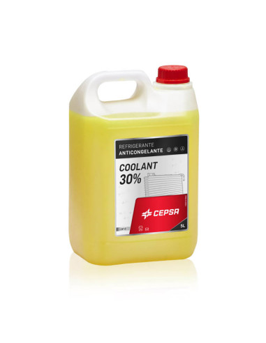 Liquide de refroidissement antigel 30% 5l. cepsa.