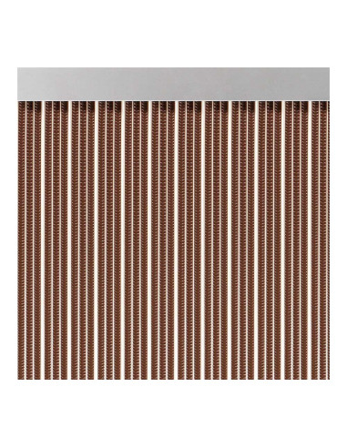 Ruban de rideau de porte s-350 couleur marron 90x210cm m63569 acudam