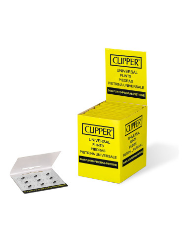 Boite de 24 blisters de 9 pierres de remplacement universelles clipper