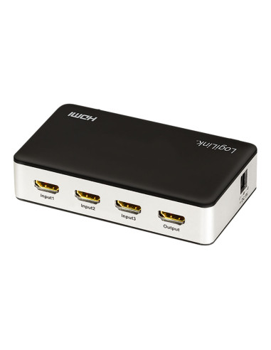 Commutateur hdmi 3 ports, 4k/60hz, full 3d logi-hd0044 logilink