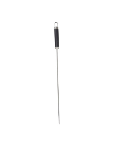 Ensemble de 4 brochettes en acier inoxydable. 46,5cm pour barbecue