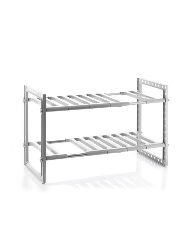 Étagère extensible 37,5-66,5cm pour évier shibblek 2 étagères v0103677 innovagoods