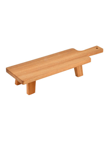 Table de service bois d'acacia natur sg mesuressg-4486 san ignacio