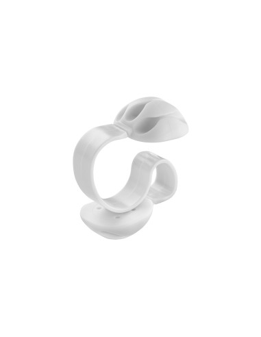 Serre-câble triple blanc inofix.