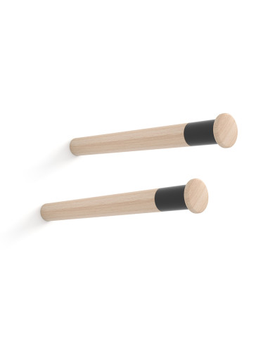 Support fixe en bois de hêtre laqué mt390 2uds rei