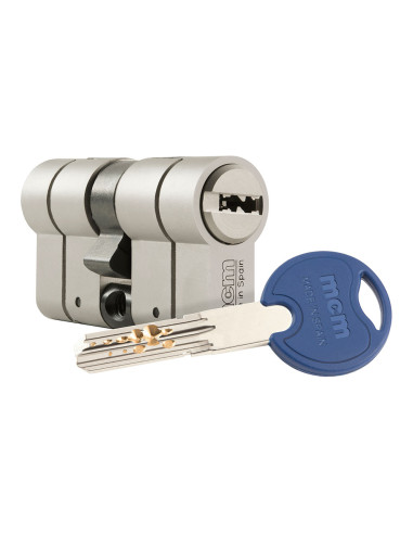 Cylindre scx+ haute sécurité anti-break, anti-bumping et anti-pick. 30-30 nickel et double embrayage. scx + den: 30-30 mcm