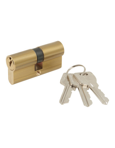 Cylindre serreta europrofile 30-30 finition laiton e: 30-30 mcm
