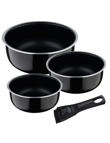 Set 3 sauces (ø16+ø18+ø20cm) click & cook bergner