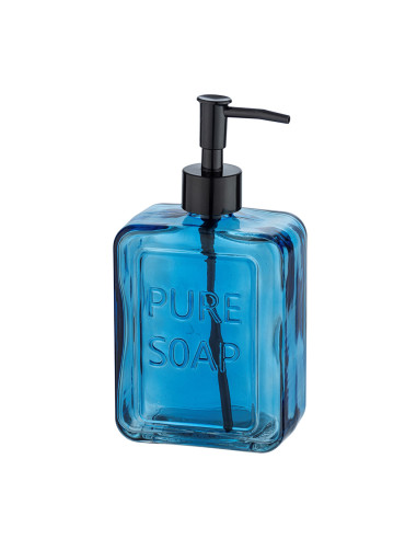 Pure soap distributeur de savon bleu 24712100 wenko