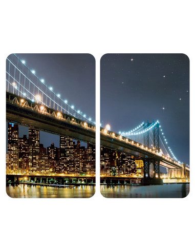 Plaques de recouvrement en verre universelles brooklyn bridge 2 unit. 2521320100 wenko