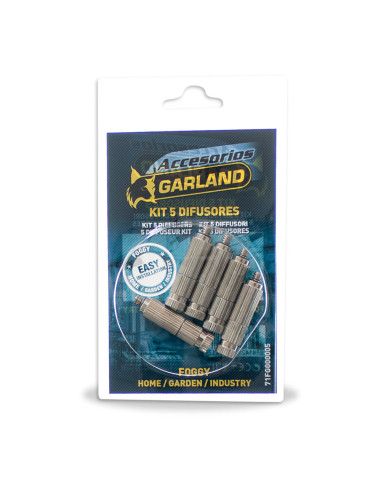 Kit 5 diffuseurs 71fg000005 garland