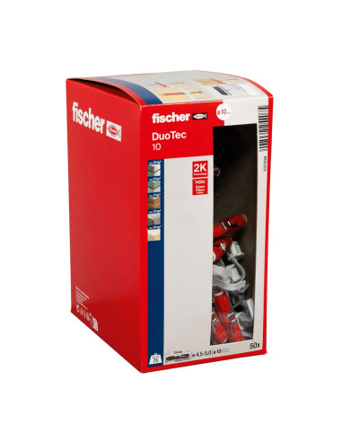 S. of. pack 50 clous duotec 10 537258 fischer
