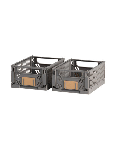 Boîte de rangement pliable 2pcs set 25x16.5x10cm