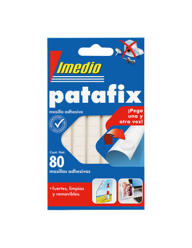 Patafix mastic adhesif amovible 80 unit. 7001466 imedio