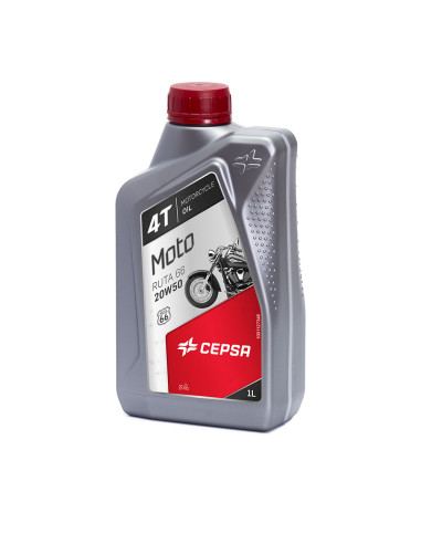 Lubrifiant barre moto - moteur 1l. 4t ruta 66 20w50 cepsa