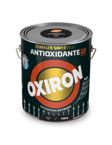 Émail synthétique métallique antirouille oxiron forge noir 4l titan 5809028