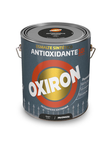 Émail synthétique métallique antioxydant oxiron noir bluned 750ml titan 5809047
