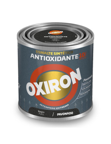Émail synthétique métallique antioxydant oxiron noir bluned 250ml titan 5809046