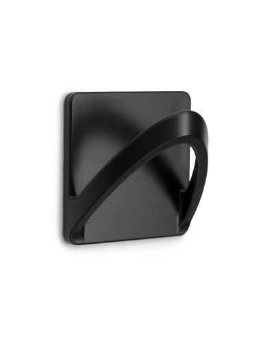 Cintre résistant à l'eau "tape" noir mat 2190-3 inofix