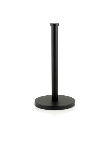 Porte rouleau metal noir ø16x32cm cc70004 andrea house