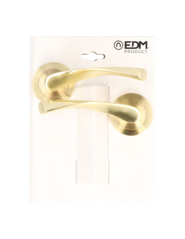 Blister rosette jeu 707 laiton satiné edm