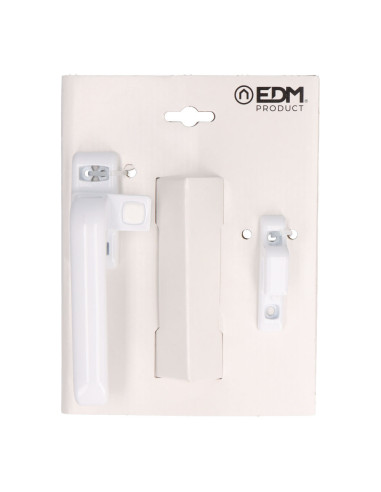 Blister à fermeture par pression 6801 gauche aluminium blanc edm