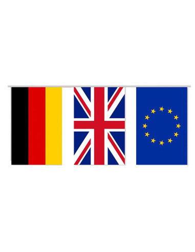 Drapeaux pays européens rectangulaires 20x30cm produits de fête