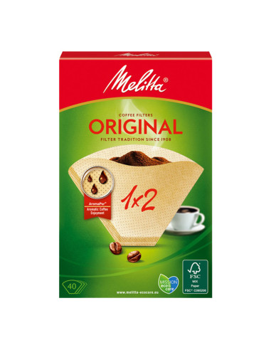 Filtre a cafe 1-2 tasses 40 unit. melitta
