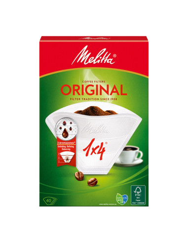 Filtre a cafe 1-2 tasses 40 unit. melitta