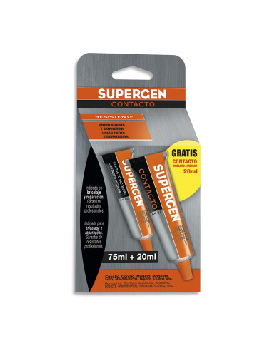 Contact supergen 75ml + incolore 20ml pr 62600