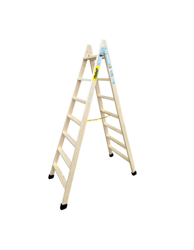 Escalier en bois marches larges hauteur 190cm bld-7 plabell