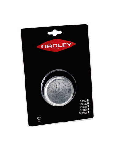 Remplacement filtre en aluminium de cafetière de 6 tasses oroley
