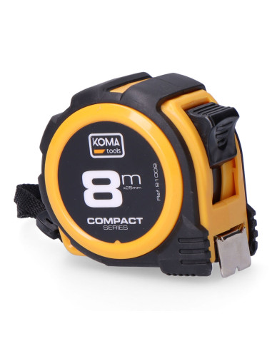 Flexometre 8m x 25mm abs compact koma tools