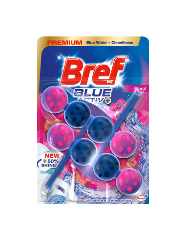 Wc hanger bref active blue water hygiene 2+1