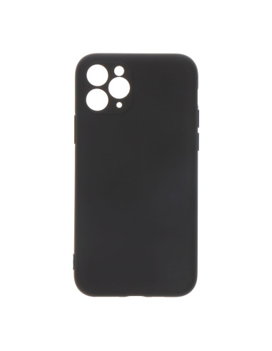 Coque soft touch en plastique noire pour iphone 11 pro